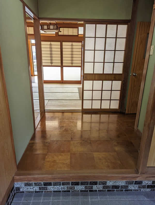 美祢市大嶺町東分 玄関