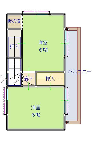 中尾  間取り