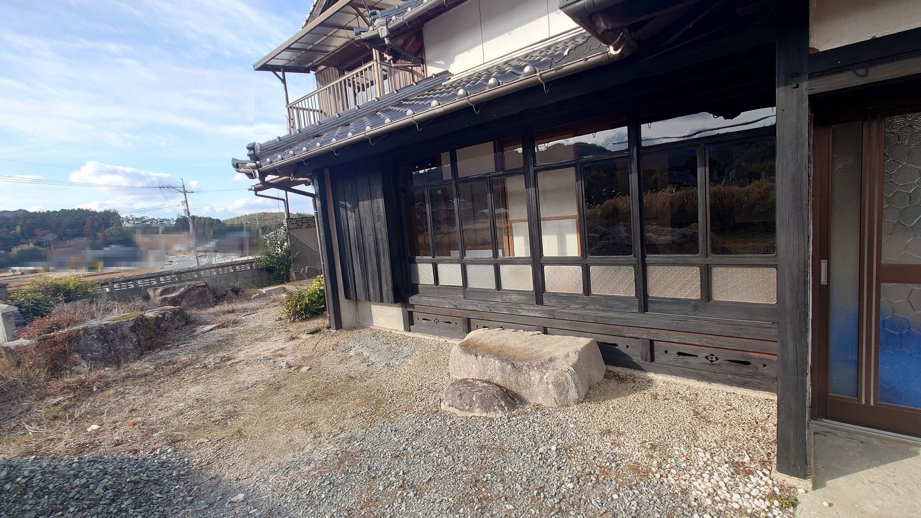 山口市鋳銭司 外観(木造)