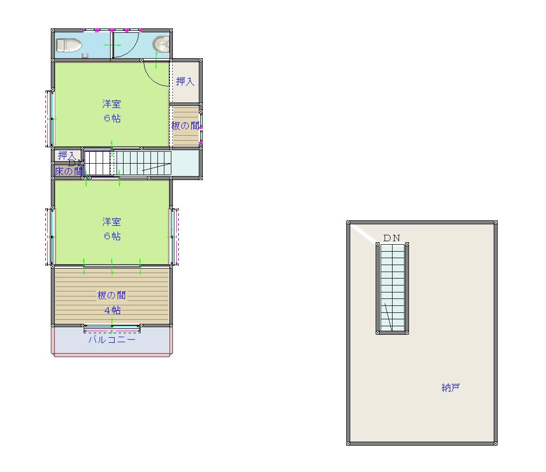 山口市鋳銭司 間取り